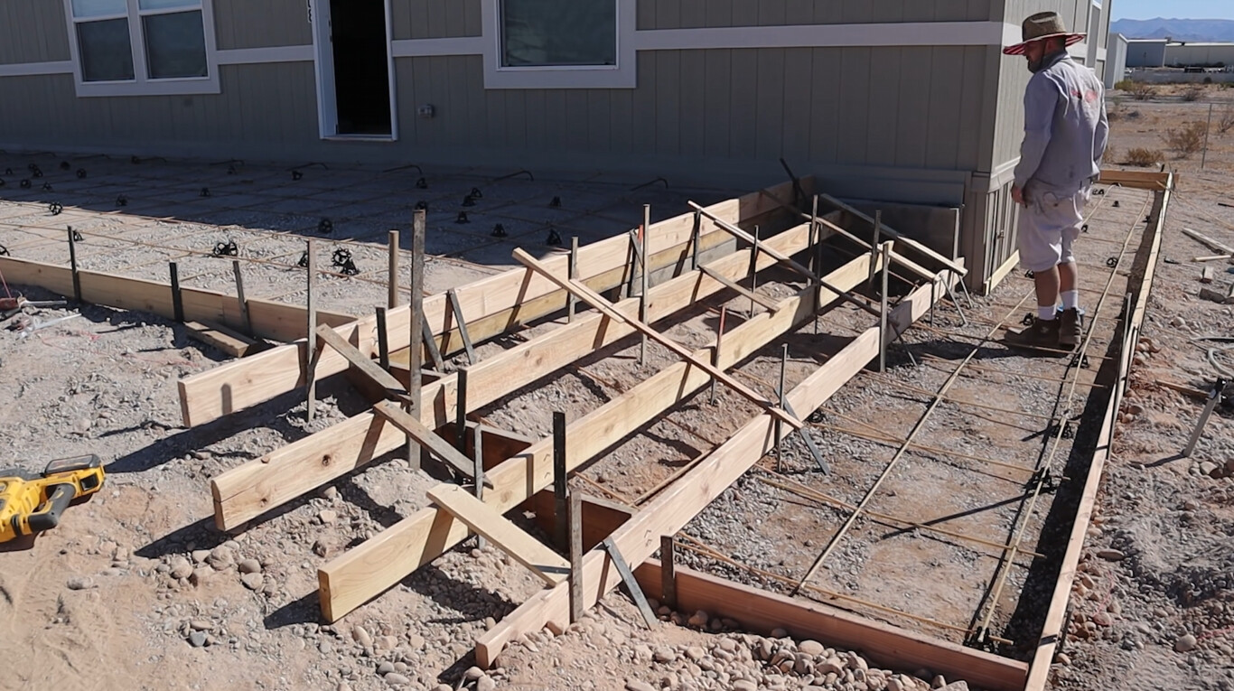 Precise concrete formwork and grading preparation in Gilroy, CA